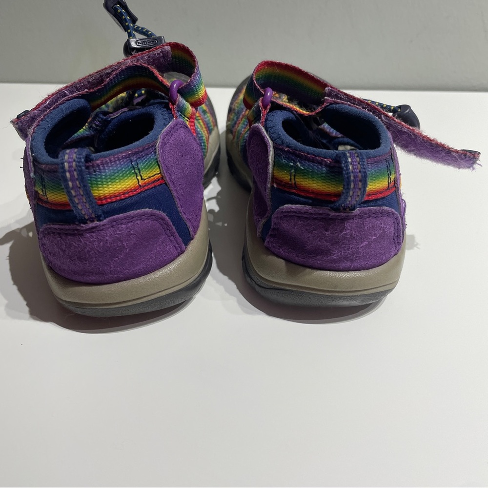 KEEN Kids Girl's Newport H2 Closed Toe Water 11 Toddler Sandals Purple Multi - Picture 5 of 10
